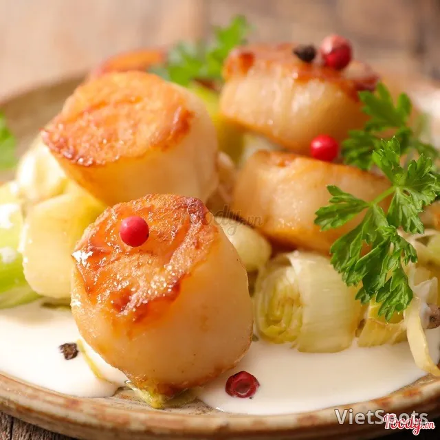 Sò điệp Nhật nướng