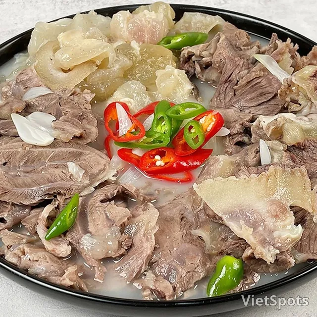 Рагу из говяжьей голяшки и коленного хряща