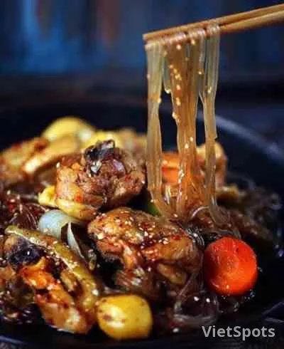 Gà om Andong (vừa)