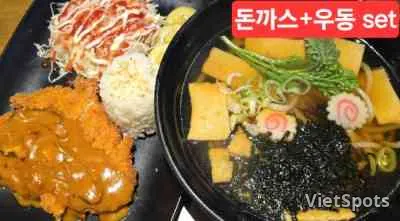 炸豬排 + 烏冬套餐(套餐3)