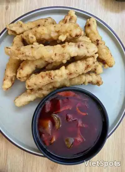 蒜香糖醋肉 中