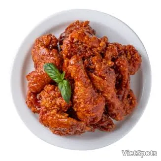 ไก่ทอดซอสกระเทียมเผ็ด