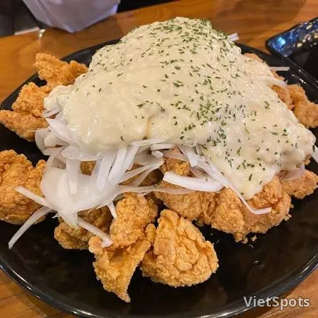 ไก่ทอดสโนว์ออเนียนกะหรี่