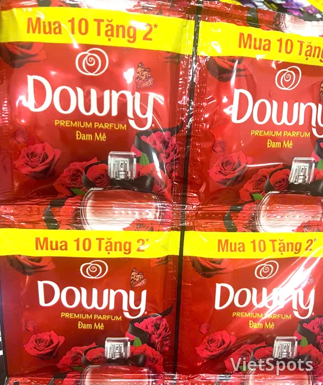 Nước xả vải downy đỏ đam mê