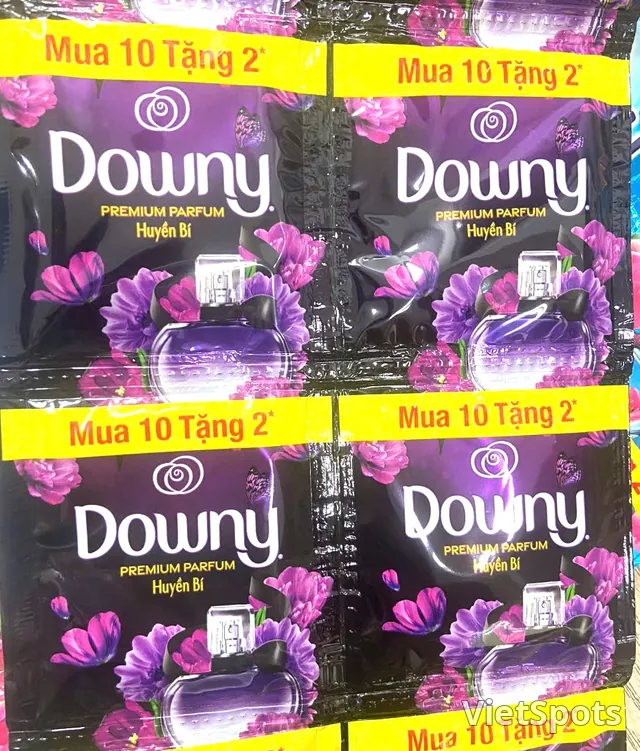 Nước xả vải downy tím huyền bí