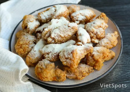 ไก่ทอดซอสกระเทียมหิมะ