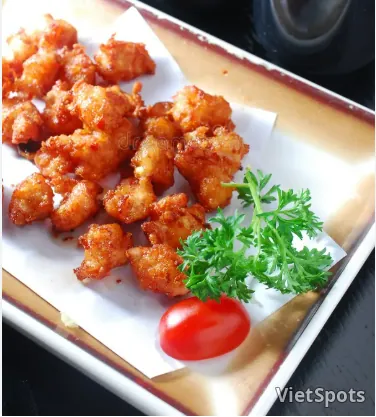 กระดูกอ่อนไก่ซอสเผ็ด (300g)