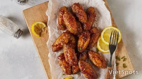 ไก่ทอดซอสกระเทียมน้ำผึ้ง