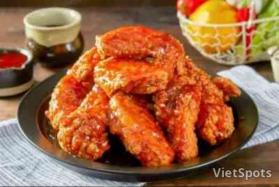 ไก่ทอดซอสเผ็ด
