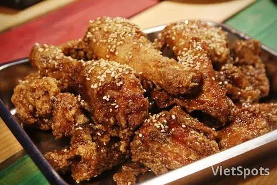 ไก่ทอดซอสถั่วเหลือง