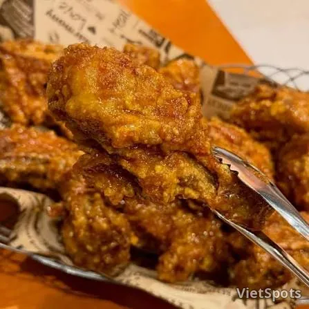 ไก่ทอดซอสน้ำผึ้งกระเทียม