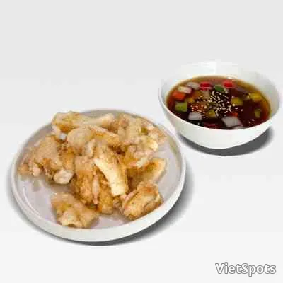 C8 Жареный кальмар в кисло-сладком соусе