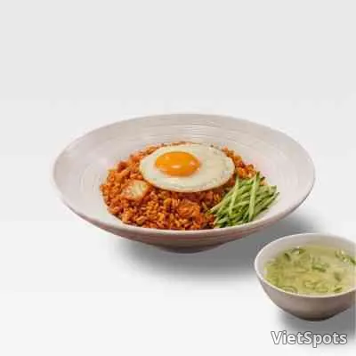 Жареный рис с кимчи