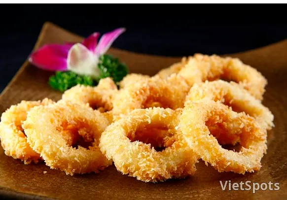 Deep fried squid