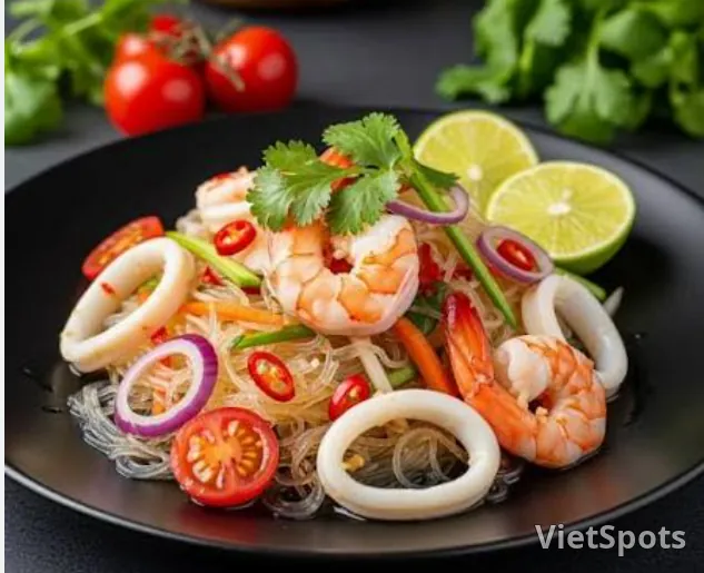 Mixed rice paper rolls (Yangjangpi)