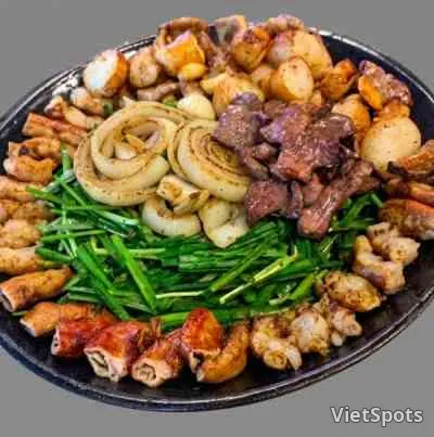 Assorted Grilled Beef Offal