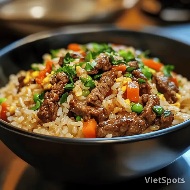 牛肉チャーハン