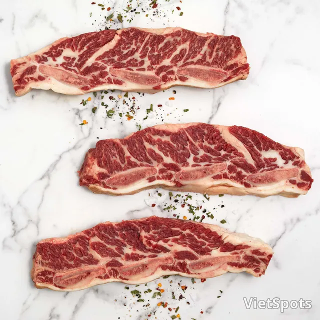 Sườn bò Mỹ nguyên xương