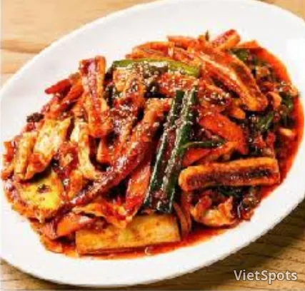 Stir-fried Squid