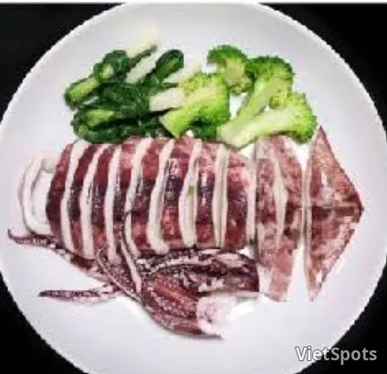 Blanched Squid
