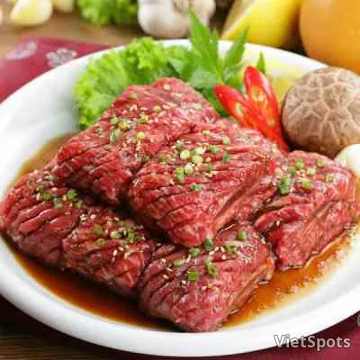 Sườn bò tẩm gia vị (2 phần)