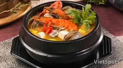 海鮮大醬湯 + 米飯