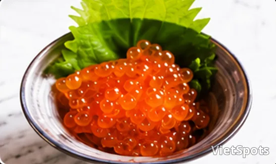三文鱼籽刺身