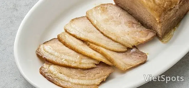 1 lát thịt xá xíu