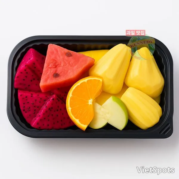 Hộp Trái Cây Thập Cẩm (Xoài, Dưa Hấu, Chôm Chôm) (M)