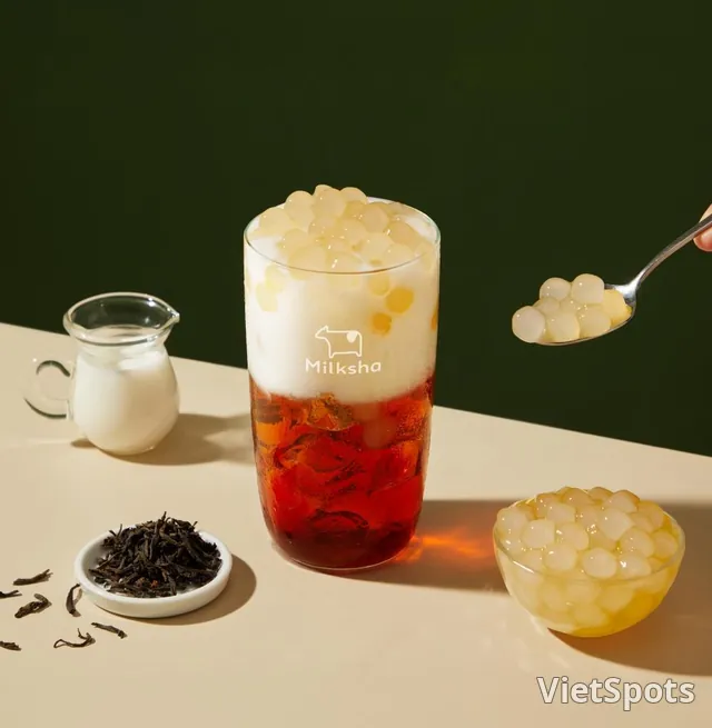 홍차 폼 (화이트 펄)