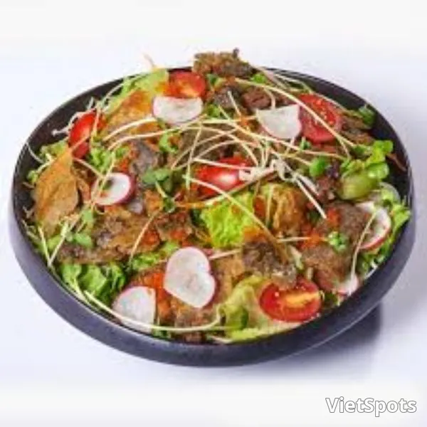 香脆三文鱼皮沙拉