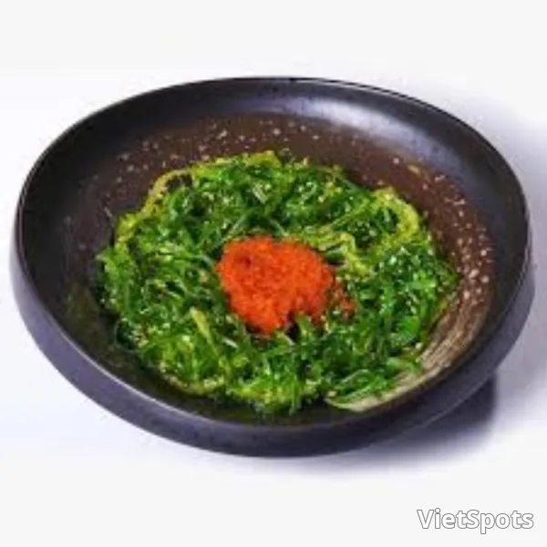 飞鱼籽海藻沙拉