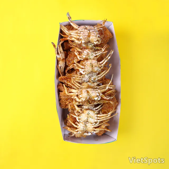 ปูตัวเล็ก + ไก่ไม่มีกระดูกผัดซีอิ๊ว (ครึ่งตัว)