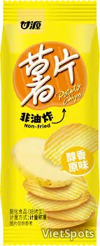 Bánh Snack Khoai Tây Cam Nguyên Vị Nguyên Bản 40g