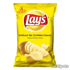 Snack Khoai Tây Lay's Tự Nhiên 52gr
