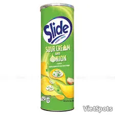 Snack Khoai Tây Lát Kem Chua & Hành 90g