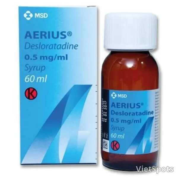 에어리우스 데스로라타딘 0.5mg/ml 시럽 MSD (병/60ml)