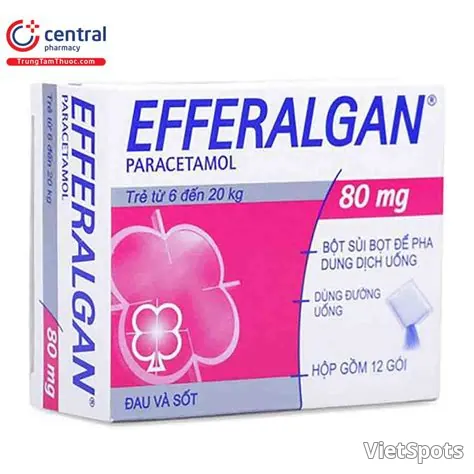 1GD31 Efferalgan 80mg gói