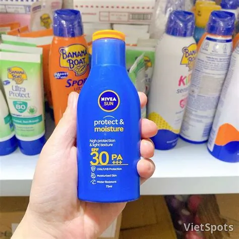 Kem chống nắng Nivea Protect & moisture SPF30 (125ml) Banana