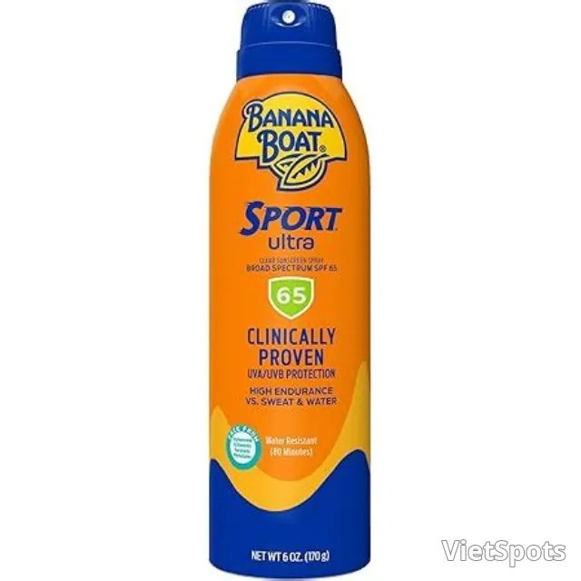 Xịt chống nắng Banana Boat Sport SPF 65+