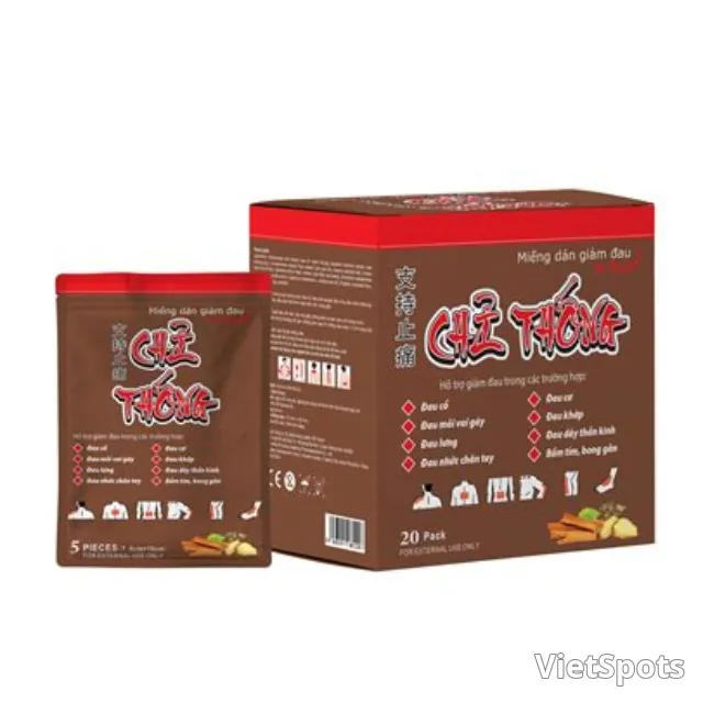 Miếng dán giảm đau Chỉ Thống H/20 gói