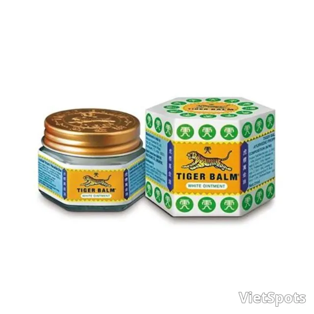 Dầu cù là Tiger Balm Trắng lọ nhỏ 19,4g