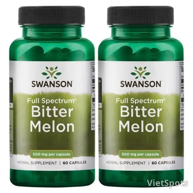 बिटर मेलन 500mg स्वानसन 60 टैबलेट