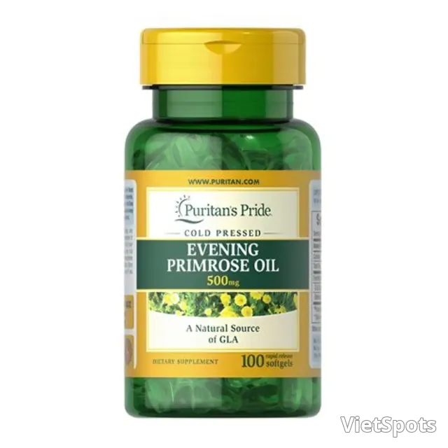 इवनिंग प्रिमरोज़ ऑयल 500mg 100 कैप्सूल Puritan's Pride