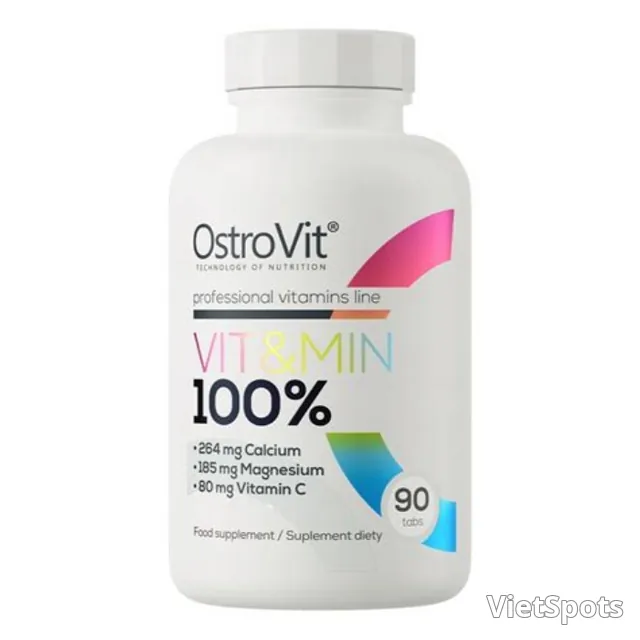 विटामिन और खनिज 100% 90 टैबलेट Ostrovit