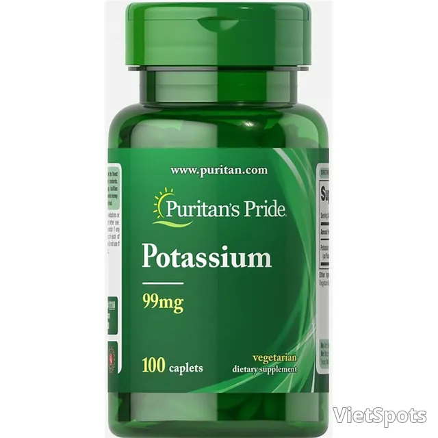 पोटेशियम 99mg 100V प्यूरिटन प्राइड