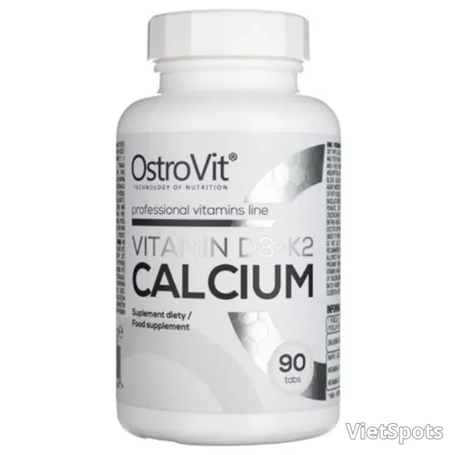 विटामिन D3 K2 कैल्शियम 90 कैप्सूल Ostrovit