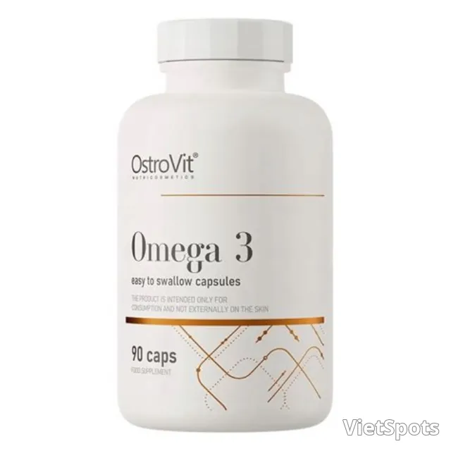 ओमेगा 3 आसानी से निगलने योग्य 90 कैप OSTROVIT