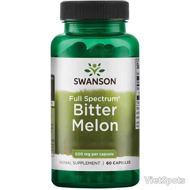 बिटर मेलन 500mg स्वानसन 60 टैबलेट