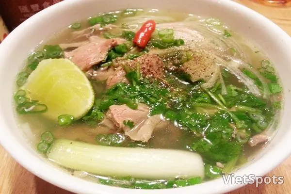 牛バラ肉の春雨スープ